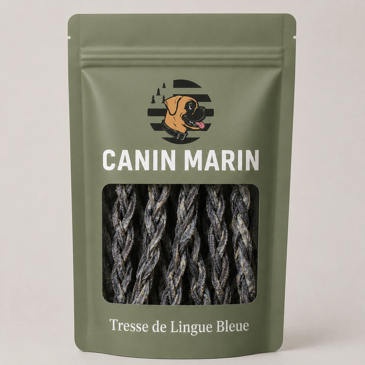 Tresse de Lingue bleue 10cm — packshot